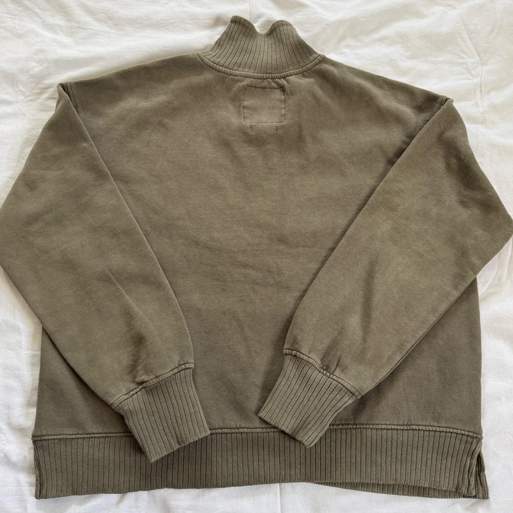 C & C California Sunwashed Fleece Quarter Zip Sweatshirt - Picture 6 of 6